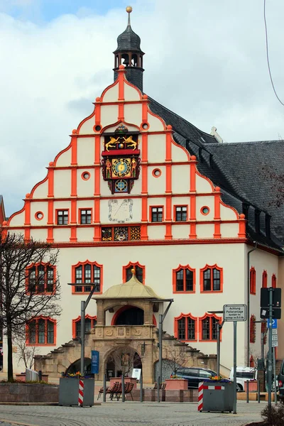Plauen Duitsland Maart 2023 Stadhuis Het Historische Centrum Van Plauen — Stockfoto