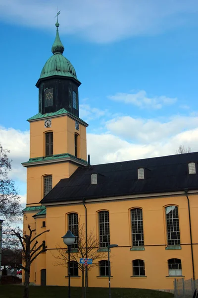 Нечкау Німеччина Квітня 2023 Церква Нецчкау Маленькому Містечку Саксонському Регіоні — стокове фото