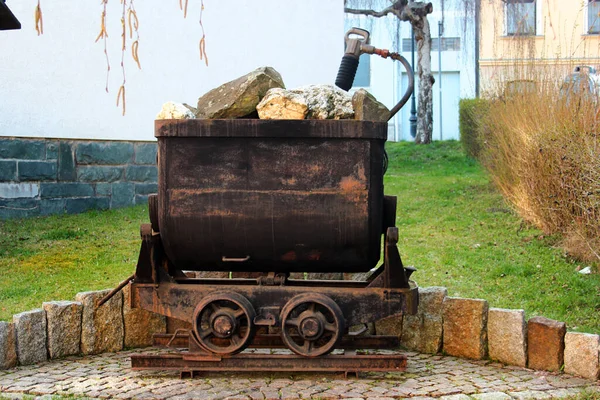 Netzschkau Germany April 2023 Old Trolley Vogtland Mining Museum Netzschkau — 图库照片
