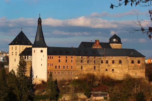 Castelo Mylau Reichenbach Vogtland Distrito Vogtland Saxônia Alemanha Dos Castelos — Fotografia de Stock