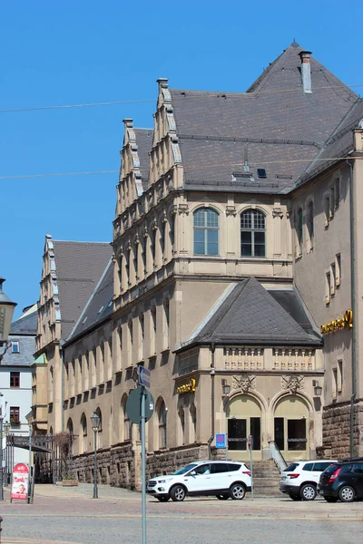 Reichenbach Germany April 2023 Historical Building Main Post Office Reichenbach — Stock Photo, Image