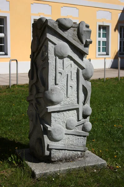 Zwickau Německo Května 2023 Památník Hudby Zámku Planitz Zwickau Rodištěm — Stock fotografie