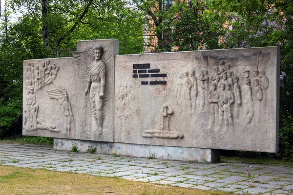 Zwickau Allemagne Mai 2023 Monument Rosa Luxemburg Une Socialiste Révolutionnaire — Photo
