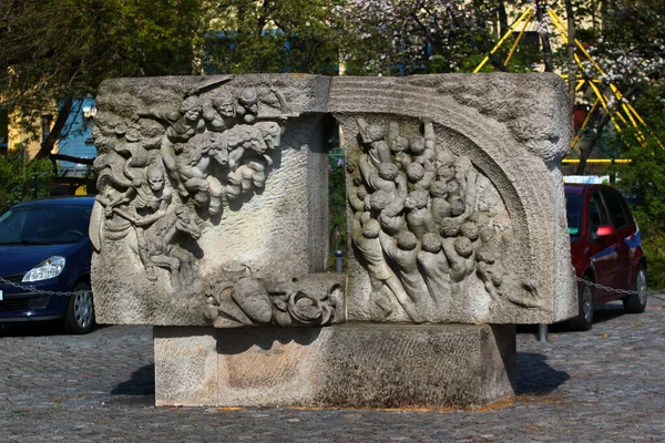 Zwickau Allemagne Mai 2023 Monument Thomas Muntzer Prédicateur Théologien Allemand — Photo