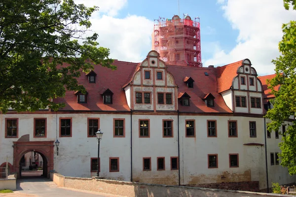Glauchau Tyskland Maj 2023 Historiska Slottet Glauchau Stad Den Tyska — Stockfoto