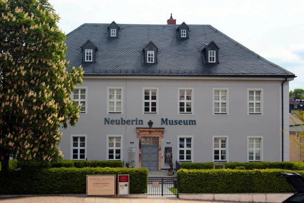 Reichenbach Vogtland Niemcy Maja 2023 Muzeum Friederike Caroline Neuber Niemiecka — Zdjęcie stockowe