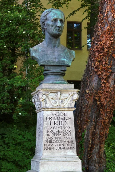 Jena Germania Maggio 2023 Monumento Jacob Friedrich Fries Filosofo Matematico — Foto Stock