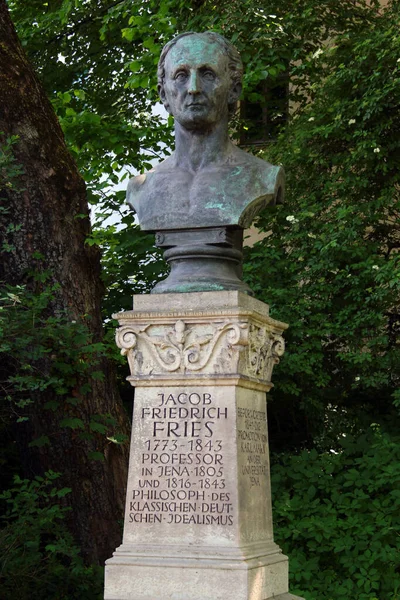 Jena Alemania Mayo 2023 Monumento Jacob Friedrich Fries Filósofo Matemático — Foto de Stock