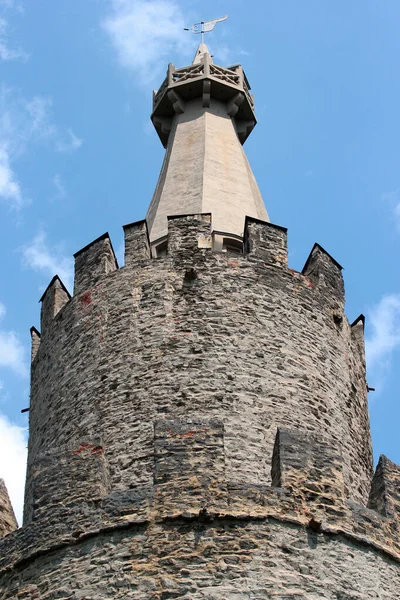 Castello Osterburg Castello Situato Cospicuamente Una Collina Nel Centro Della — Foto Stock