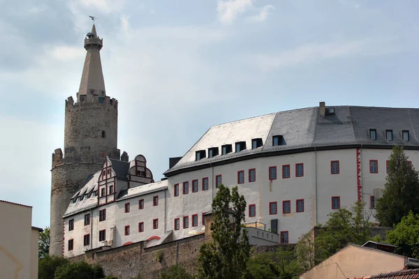 Κάστρο Osterburg Ένα Κάστρο Που Βρίσκεται Εμφανώς Ένα Λόφο Στο — Φωτογραφία Αρχείου