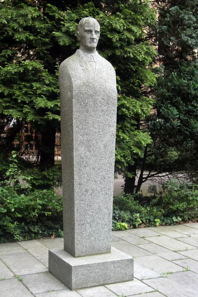 Δρέσδη Γερμανία Ιουνίου 2023 Μνημείο Του Γκέοργκ Σούμαν Γερμανού Κομμουνιστή — Φωτογραφία Αρχείου