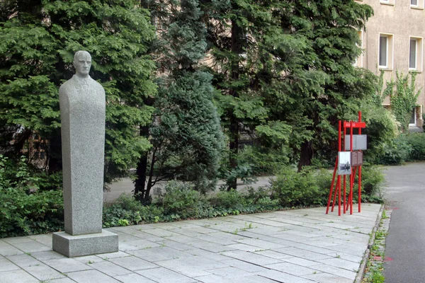 Δρέσδη Γερμανία Ιουνίου 2023 Μνημείο Του Γκέοργκ Σούμαν Γερμανού Κομμουνιστή — Φωτογραφία Αρχείου