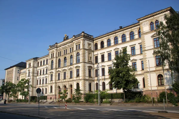Chemnitz University Technology Harmadik Legnagyobb Egyetem Szászországban Németország — Stock Fotó