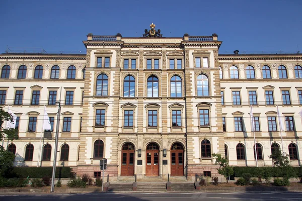 Uniwersytet Techniczny Chemnitz Trzeci Wielkości Uniwersytet Saksonii Niemcy — Zdjęcie stockowe
