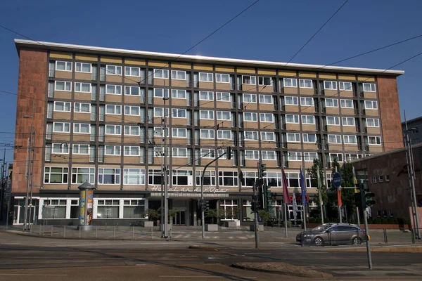 Chemnitz Germany July 2023 Hotel Der Oper Theater Square Central — 스톡 사진