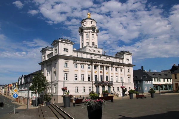 Zeulenroda Triebes Germany July 2023 Neoclassical Building Town Hall Zeulenroda — 图库照片