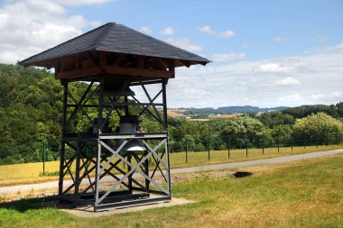 Kurpark of Bad-Schlema, a former mining town and spa resort in the Ore Mountains, Germany. It is famous for its radon springs.