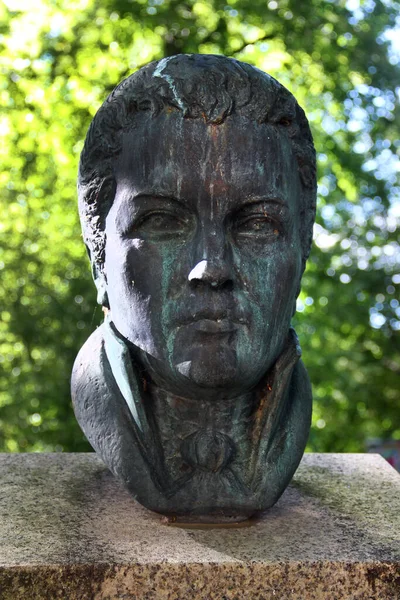 Freiberg Niemcy Sierpnia 2023 Pomnik Aleksandra Von Humboldta Niemieckiego Polimatematyka — Zdjęcie stockowe