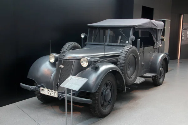 2023年8月20日 ドイツのツワッカウ ワンダラーW23はオートユニオンAgによって1940年から42年にかけて軍用に製造された ツヴィッカウにある8月のホーチ博物館 — ストック写真