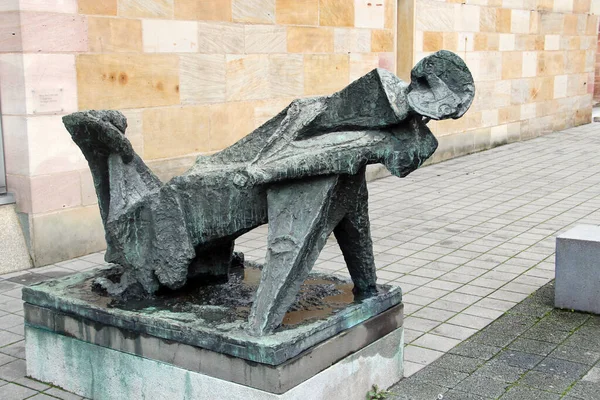 Nürnberg Deutschland August 2023 Skulptur Guerriero Der Krieger Von Marino — Stockfoto