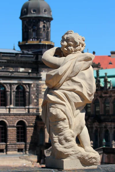 Dresde Alemania Junio 2023 Esculturas Decorativas Zwinger Complejo Palaciego Época — Foto de Stock