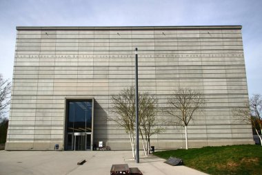 Weimar, Almanya - 7 Nisan 2024: Weimar, Alman sanat okulu ve güzel sanatları birleştiren bir müze..