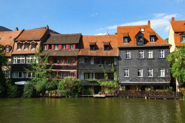 Küçük Venedik, Regnitz nehrinde eski bir balıkçı kasabası, şimdi Almanya 'nın Bamberg kentinin pitoresk bir parçası.