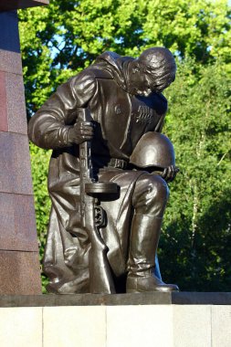 Berlin, Germany - July 7, 2024: Soviet War Memorial, a war memorial and military cemetery in Berlin's Treptower Park clipart