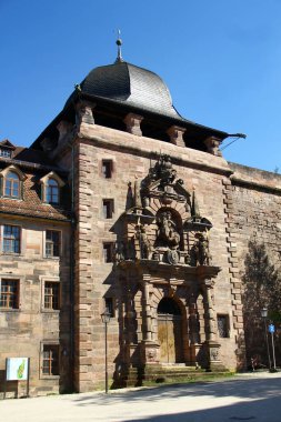 Kulmbach, Almanya - 29 Temmuz 2024: Plassenburg kalesi, eski kalesi ve Kulmbach, Bavari 'deki Hohenzollernler için ikamet yeri