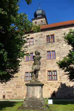 Kulmbach, Germany - July 29, 2024: Plassenburg castle, former fortress and residence for the Hohenzollerns in Kulmbach, Bavari clipart