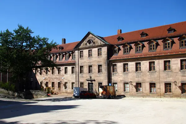 stock image Kulmbach, Germany - July 29, 2024: Plassenburg castle, former fortress and residence for the Hohenzollerns in Kulmbach, Bavari