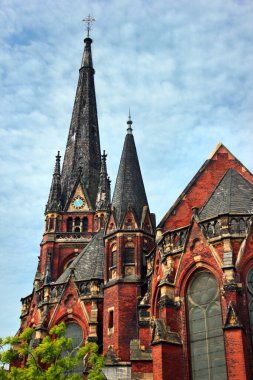 Church of St. Johannis in Gera, the third-largest city in Thuringia, Germany clipart