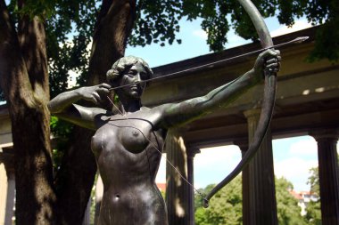 Berlin, Almanya - 9 Temmuz 2024: Berlin 'deki Müze Adası' nda Ferdinand Lepcke 'nin 