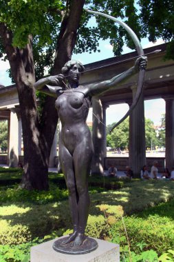 Berlin, Almanya - 9 Temmuz 2024: Berlin 'deki Müze Adası' nda Ferdinand Lepcke 'nin 