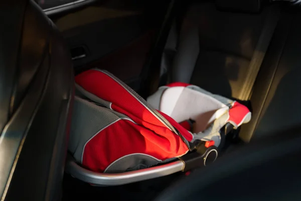 Assento Segurança Vazio Para Bebé Criança Carro — Fotografia de Stock