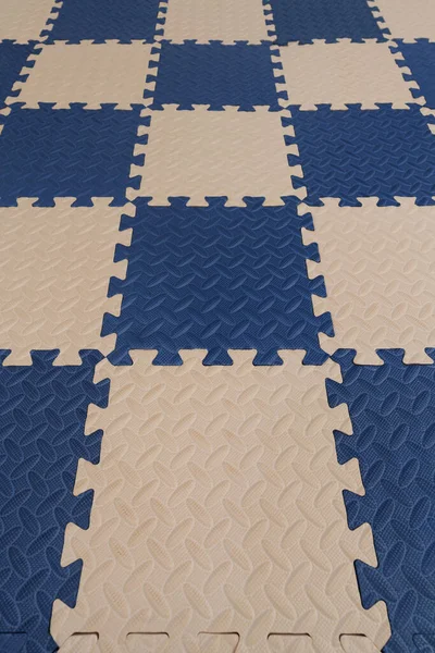 Foam Flooring Tiles Jigsaw Mat Baby Background Texture — Stock Photo, Image