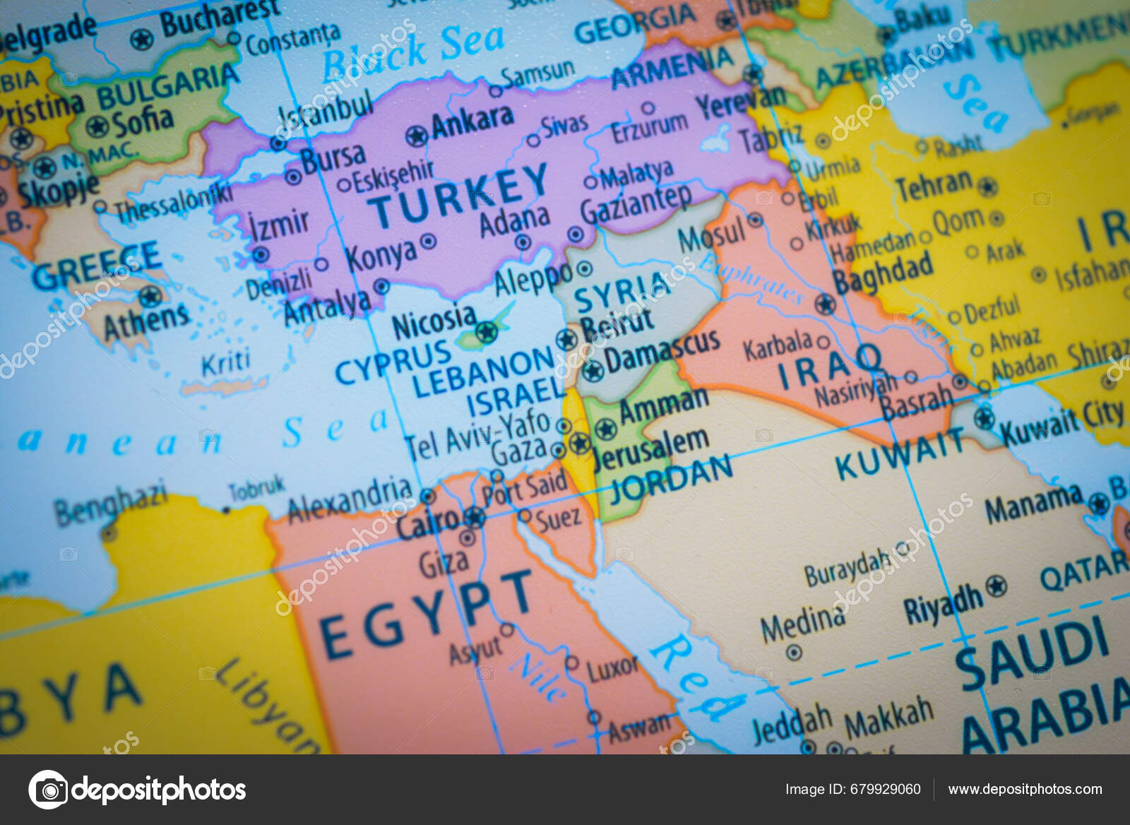 Map Israel Capital Jerusalem Shows War Zone Hamas Palestine Israel