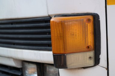 Araç hafif montaj kentsel çevre yakın plan endüstriyel görünüm güvenlik kavramı