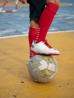 Futbol aksiyon kentsel oyun alanı spor fotoğrafçılığı açık hava çevre yakın çekim gençlik çatışması
