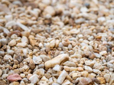 Çeşitli çakıl türlerinin yakın plan görüntüsü yeryüzünün doğal güzelliğini ve dokusunu gözler önüne seriyor..