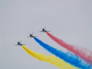 Bangkok, Tayland - 8 Mart 2025: Tayland Kraliyet Hava Kuvvetleri 'nin 88. yıl dönümü kutlamalarına tanık olun..