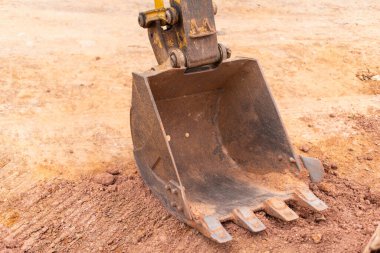 İnşaat ekipmanı eylem alanı makineleri görüntü kentsel çevre yakın çekim ağır görev konsepti