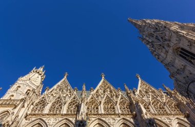 Exterior of the St. Stephen's Cathedral in Vienna, Austria, the most important religious building of the city