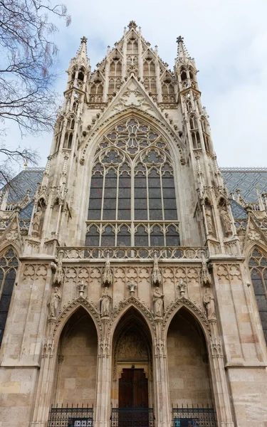 Exterior View Neo Gothic Votive Church Vienna Austria — Stock Photo, Image
