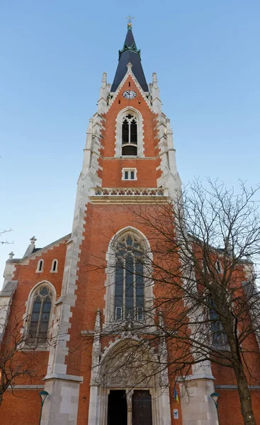 Szent Erzsébet Katolikus Templom Bécsben Ausztriában Jogdíjmentes Stock Fotók