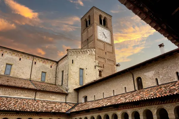 Santa Maria Follina Kloster Follina Italien Sett Utifrån Klostret — Stockfoto