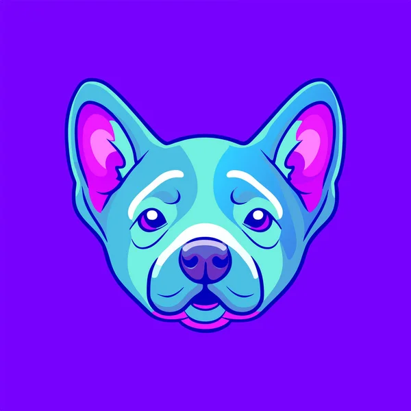 Hermoso Colorido Perro Dibujos Animados — Vector de stock