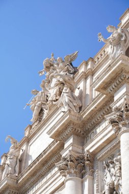 Fontana di Trevi 'nin güzel görüntüsü