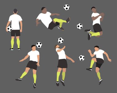 Futbol oynayan erkeklerin çeşitliliği