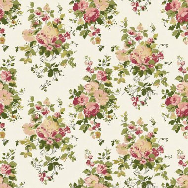 Güzel klasik çiçek desenli tasarım.
